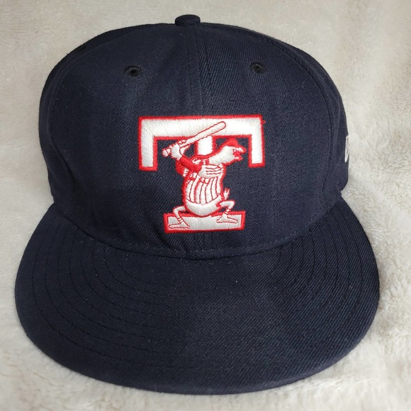 New Era 59FIFTY Toledo Mudhens MiLB Baseball Cap Fitted Hat Triple-A✨️sz 7 - Picture 16 of 16